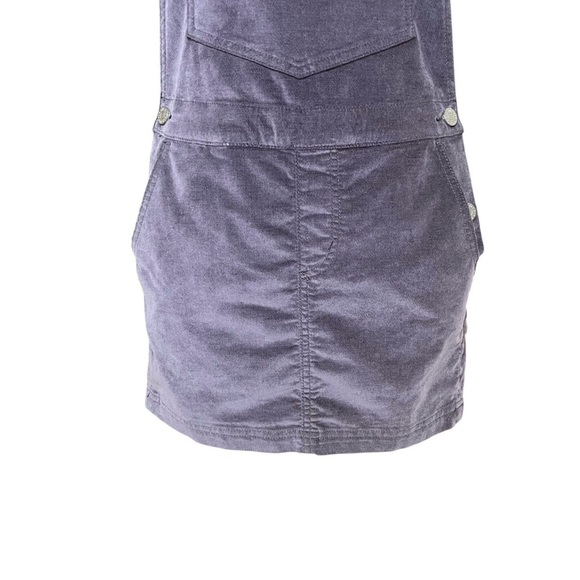 BDG Urban Outfitters NWT Purple Velvet Overall Mini Skirt Dress Size XS - Picture 6 of 11
